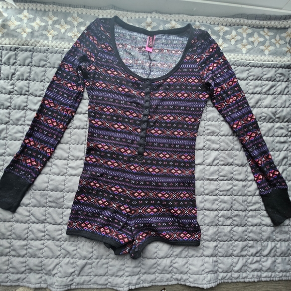 La Senza Long sleeve Bodysuit Nightwear M - Picture 5 of 9